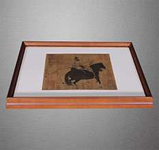 宝山书画装裱配框服务案例